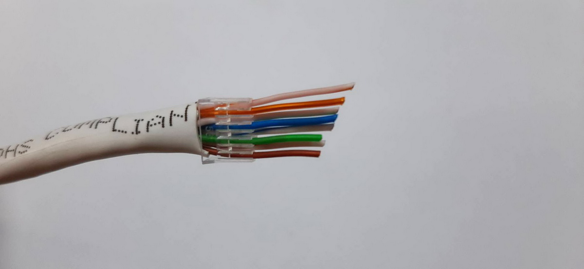 วิธีเข้าหัวแลน (Lan) Rj45 Cat5 และ Cat6